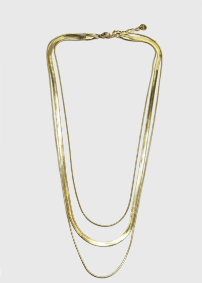 Mel gold-colored necklace 