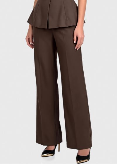 Shell brown women's pants
