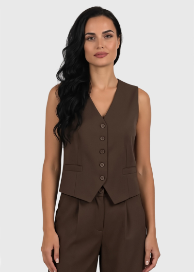 Ray brown women's vest