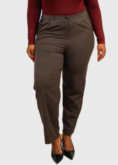 Naomi Plus Size brown women's pants