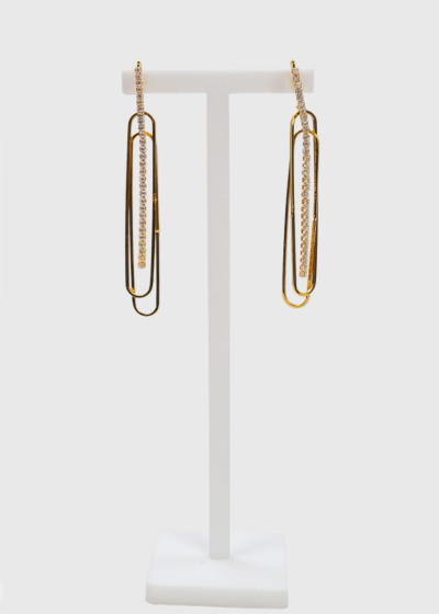 Olli gold-colored earrings
