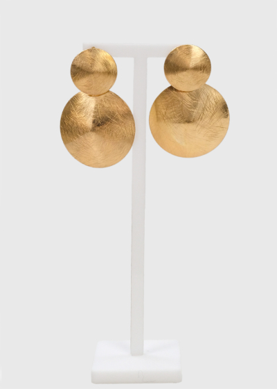 Ophelia gold-colored earrings