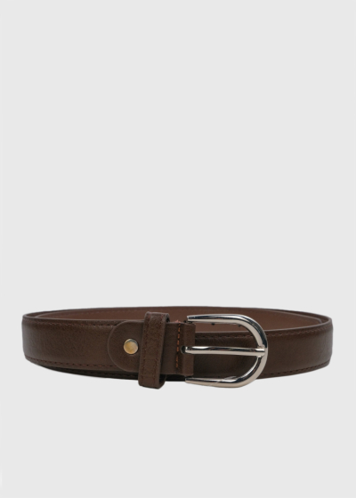 Rachel dark brown women's belt