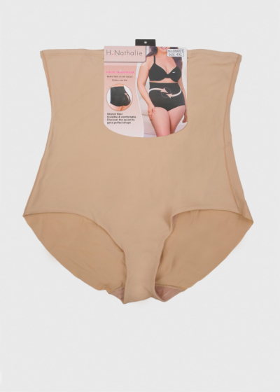 Rose бежевые корректирующие трусики Большого Размера