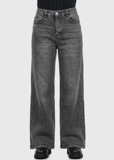 Samantha grey high-rise jeans