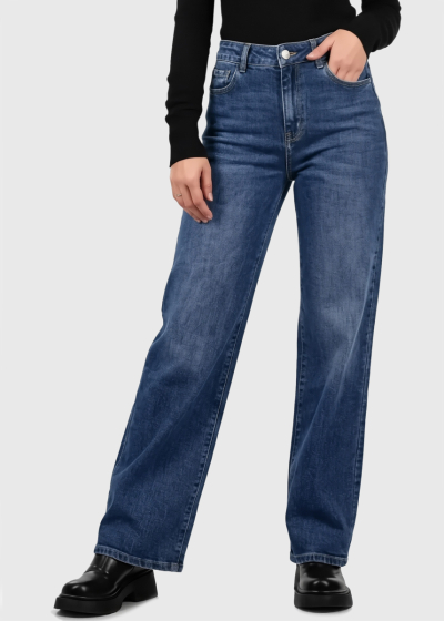 Sammy dark blue high-rise jeans