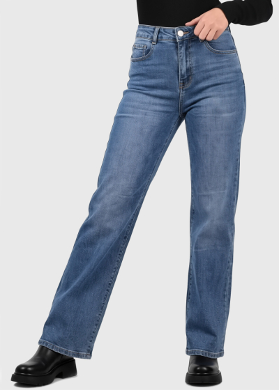 Sandy blue high-rise jeans