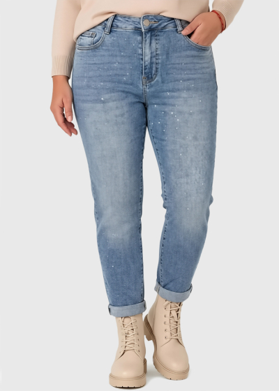Selena light blue women's jeans
