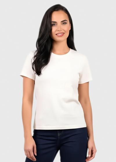Delilah beige women's t-shirt