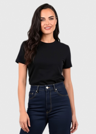 Delilah black women's t-shirt