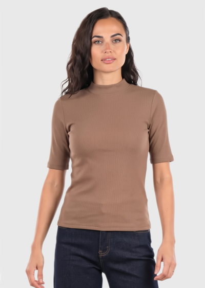 Tiana light brown women's t-shirt