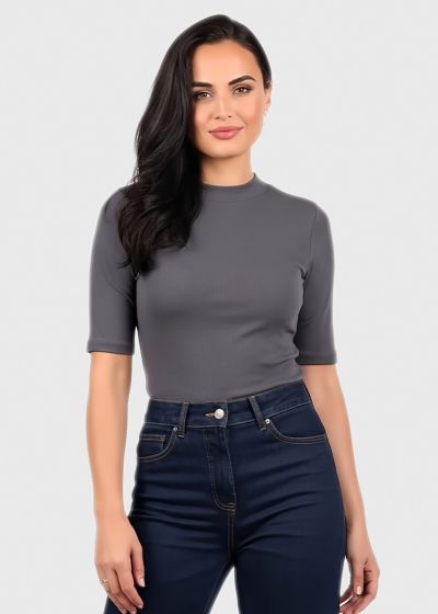 Tiana dark grey women's t-shirt