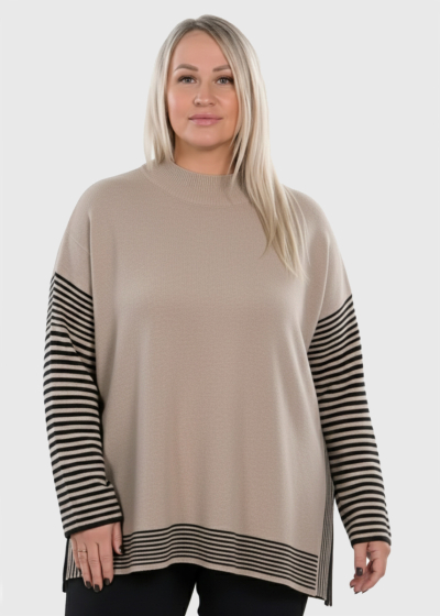 Maddy beige women's sweater