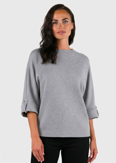 Zelinda grey women's sweater