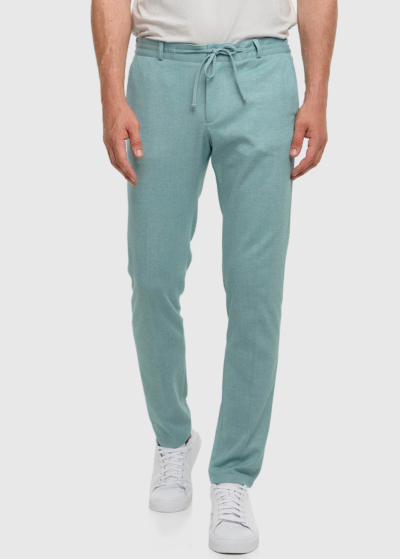 Primo Slim Fit piparmētru vīriešu bikses