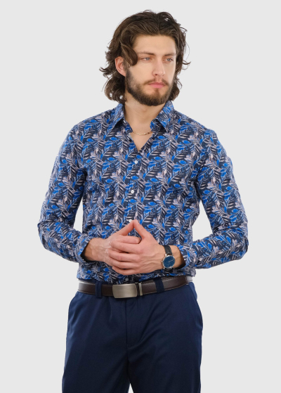 Nicola Slim Fit vīriešu krekls ar rakstu