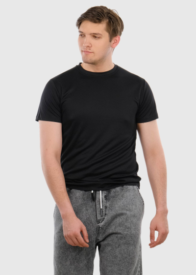 Modesto черная мужская однотонная майка