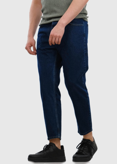 Salvo Slim Fit темно-синие мужские джинсы