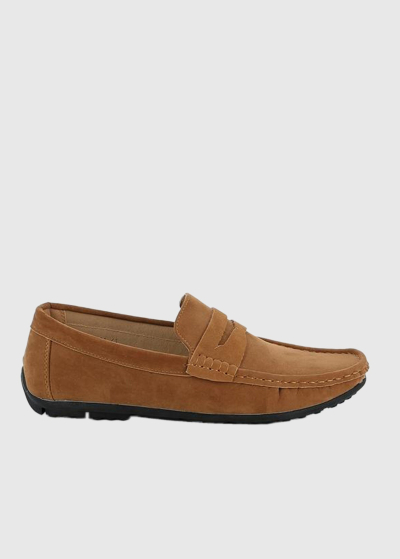 Lotario brown moccasins with flat sole