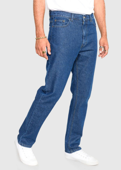 Giorgio Slim Fit Plus Size blue men's jeans