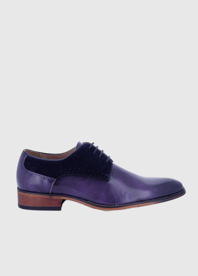 Oliviero purple men's derbies