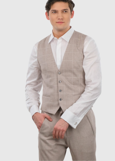 Filiberto bē&scaron;a klasisks rūtainā veste