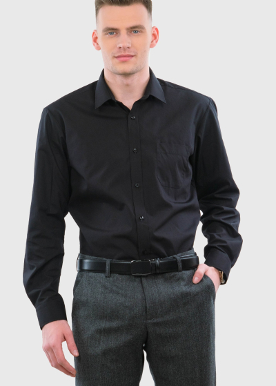 Raffaele Regular Fit black shirt