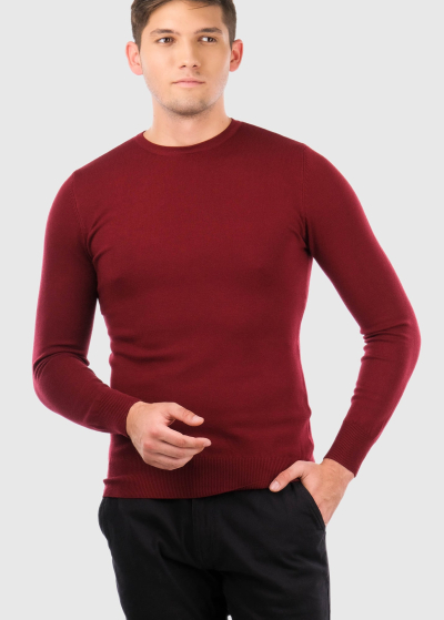 Gianni bordo men's sweater with round neck