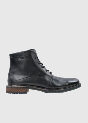 Bugatti Nerio black lace-up boots
