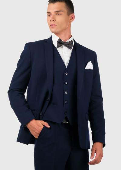 Alfio Slim Fit dark blue suit