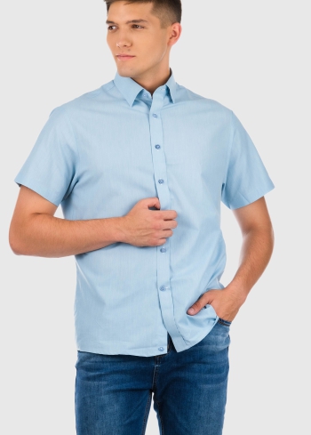 Light blue men's shirt