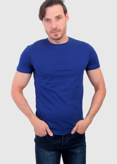 Celso Slim Fit синяя мужская майка