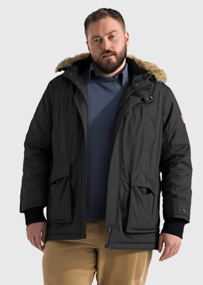 Jacopo Plus Size khaki parka