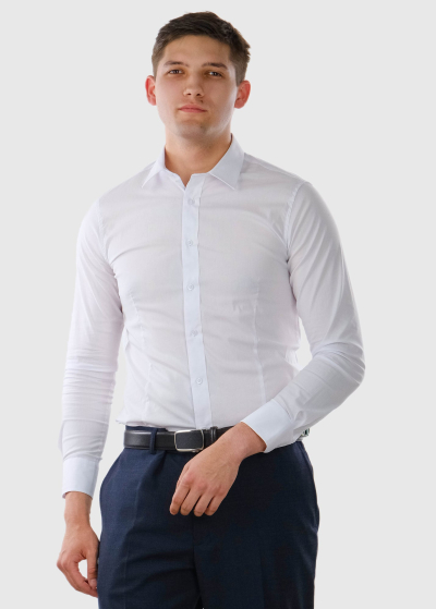 Slim Fit balts krekls
