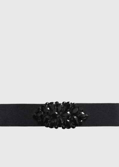 Penelope melna josta ar dekoru