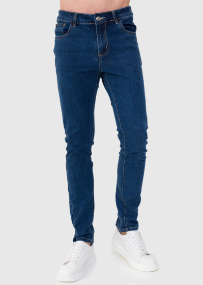 Slim Fit dark blue jeans