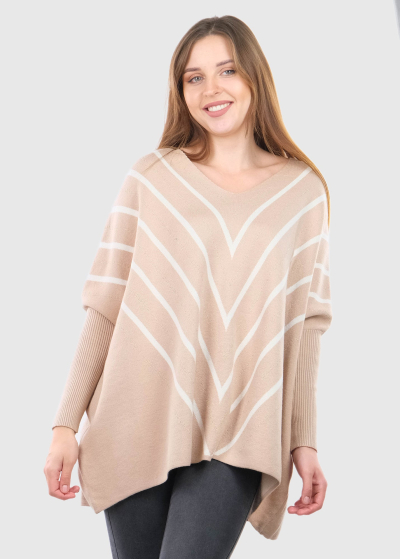 Marisa beige swing sweater