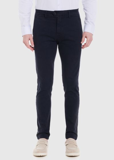 Orlando dark blue mens pants with pockets