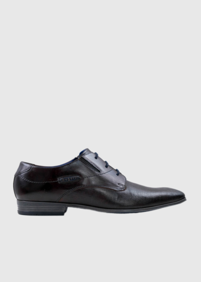 Bugatti Dark brown leather men's shoes